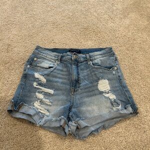Aeropostale mom style jean shorts